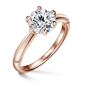 Minerva | Zásnubní prsten se středovým diamantem 1.310ct, růžové zlato 46