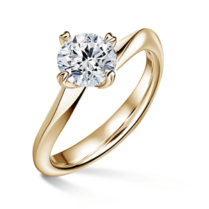 Freya | Zásnubní prsten se středovým diamantem 1.310ct, žluté zlato 62