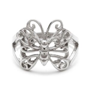 Aranys Stříbrný prsten motýl, 60 15126