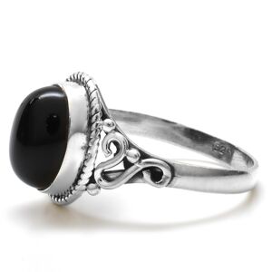 Aranys Stříbrný prsten onyx, 61 16713