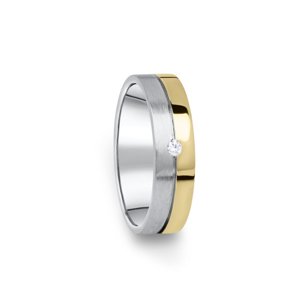 Zlatý dámský prsten DF 06/D, s briliantem 46