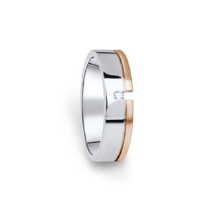 Zlatý dámský prsten DF 16/D, s briliantem 47