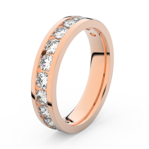 Zlatý dámský prsten DF 3895 z růžového zlata, s brilianty 46