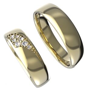 Aranys Zlaté snubní prsteny, Zlato Au 585/1000, Diamant 16132