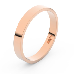 Zlatý snubní prsten FMR 1G35 z růžového zlata 46
