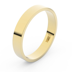 Zlatý snubní prsten FMR 1G40, ze žlutého zlata 48