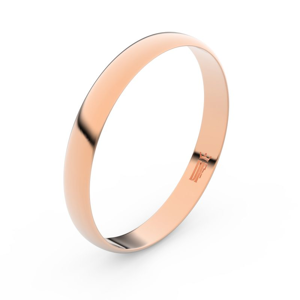 Zlatý snubní prsten FMR 4E30 z růžového zlata 48