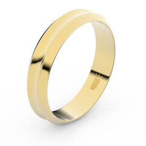 Zlatý snubní prsten FMR 4B45 ze žlutého zlata 46