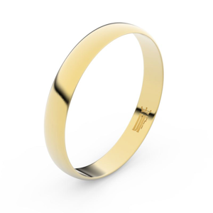 Zlatý snubní prsten FMR 4C35 ze žlutého zlata 48