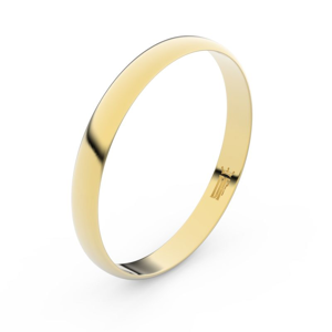 Zlatý snubní prsten FMR 4D30 ze žlutého zlata 56