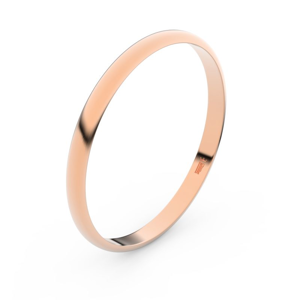 Zlatý snubní prsten FMR 4H20 z růžového zlata 46