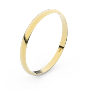 Zlatý snubní prsten FMR 4H20 ze žlutého zlata 47