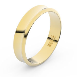 Zlatý snubní prsten FMR 5A50 ze žlutého zlata 46